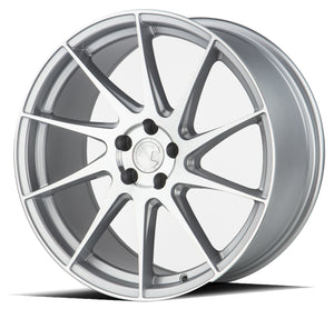 AH09 | Gloss Silver Machined Face | 18x8.5 (Passenger Side) | 5x108 | +35mm | CB73.1