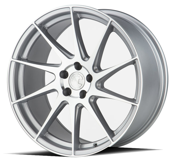 AH09 | Gloss Silver Machined Face | 18x8.5 (Passenger Side) | 5x108 | +35mm | CB73.1