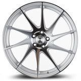 AH09 | Gloss Silver Machined Face | 18x8.5 (Passenger Side) | 5x112 | +35mm | CB73.1