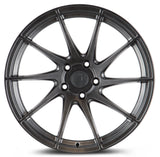 AH09 | Hyper Black | 18x9.5 (Passenger Side) | 5x114.3 | +35mm | CB73.1