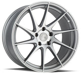 AH09 | Gloss Silver Machined Face | 18x9.5 (Driver Side) | 5x100 | +35mm | CB73.1