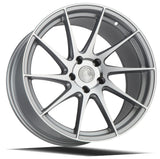 AH09 | Gloss Silver Machined Face | 18x9.5 (Driver Side) | 5x112 | +35mm | CB73.1