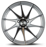 AH09 | Gloss Silver Machined Face | 18x9.5 (Passenger Side) | 5x114.3 | +35mm | CB73.1