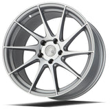 AH09 | Gloss Silver Machined Face | 18x9.5 (Passenger Side) | 5x114.3 | +35mm | CB73.1