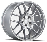AH-X | Gloss Silver Machined Face | 18x8.5 | 5x114.3 | +35mm | CB73.1