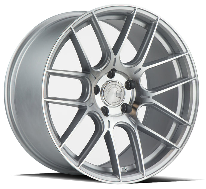 AH-X | Gloss Silver Machined Face | 18x9.5 | 5x120 | +35mm | CB72.6