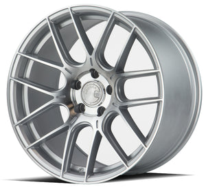 AH-X | Gloss Silver Machined Face | 18x9.5 | 5x120 | +35mm | CB72.6