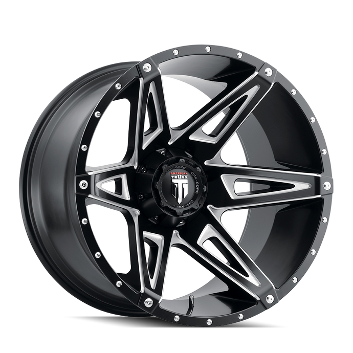 KUTZ AT1902 | 22x14 | BLACK/MILLED | 5x127/5x139.7 | -76mm