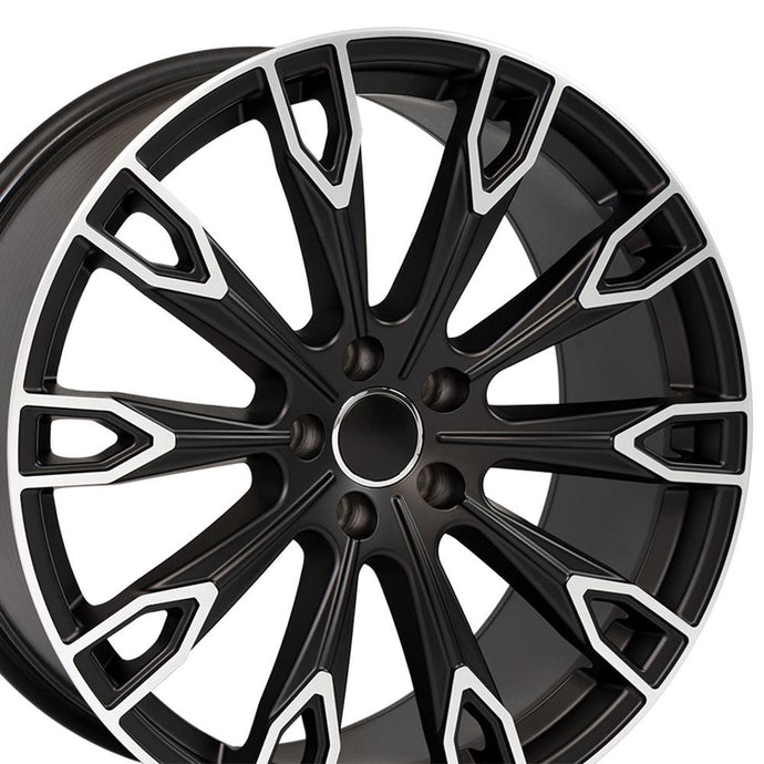 AU32 | Satin Black Machined | 20x9 | 5x112 | +33mm