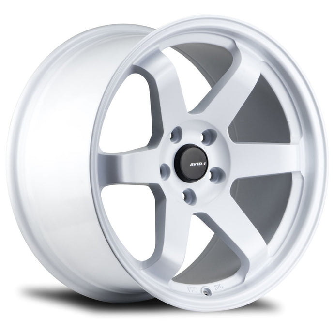 AV-06 | Matte White | 18x8.5 | +35MM | 5x114.3