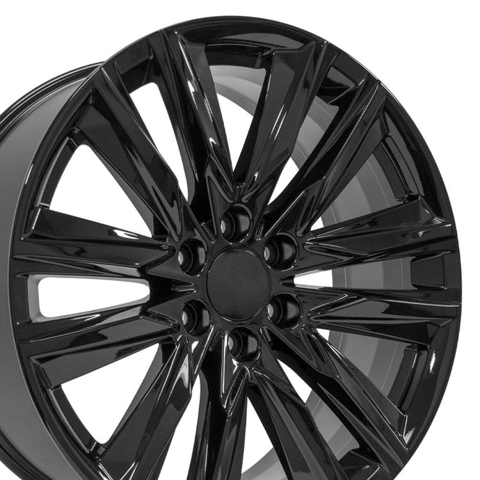 CA91 | Gloss Black | 22x9 | 6x139.7 | +28mm
