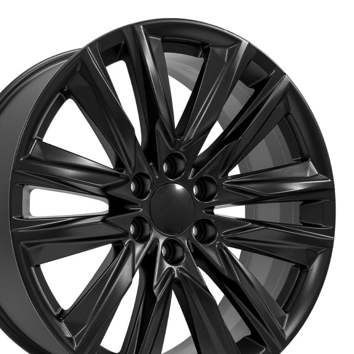 CA91 | Satin Black | 22x9 | 6x139.7 | +28mm