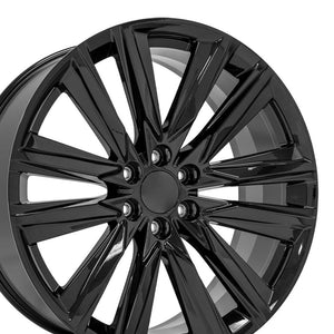 CA91 | Gloss Black | 24x10 | 6x139.7 | +28mm