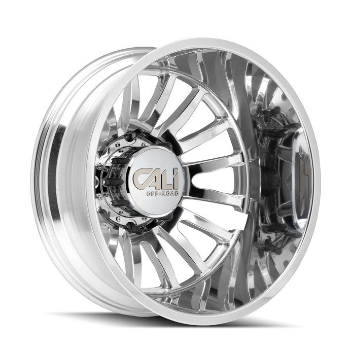 SUMMIT DUALLY 9110D | POLISHED/MILLED SPOKES | 8x210 | 22X8.25 | -192mm