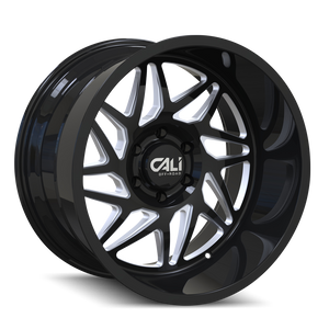 GEMINI 9112 | GLOSS BLACK/MILLED SPOKES | 8x170 | 20X9 | 0mm