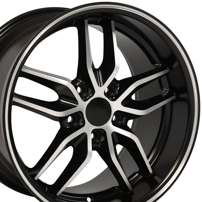 CV18A | Satin Black Machined | 17x9.5 | 5x120.65 | +54mm