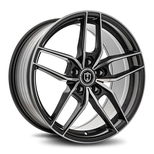 Curva | Gun Metal Machine Face | 18x9.5 | 5x114.3 | +35mm | CB73.1