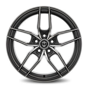 Curva | Gun Metal Machine Face | 18x8.5 | +35mm | CB73.1
