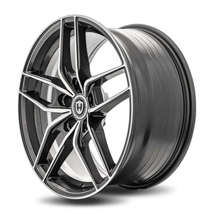 Curva | Gun Metal Machine Face | 18x8.5 | +35mm | CB73.1