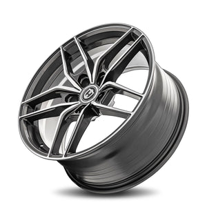 Curva | Gun Metal Machine Face | 18x8.5 | +35mm | CB73.1