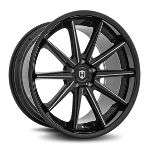 Curva | Gloss Black Milled | 20x10.5 | +35mm | CB73.1