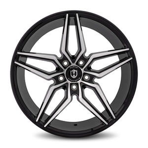 Curva | Gloss Black Machine Face | 20x8.5 | +35mm | CB73.1