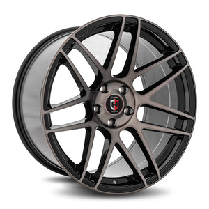 Curva | Gloss Black Machine Face Tinted | 20x9.5 | +30mm | CB72.56