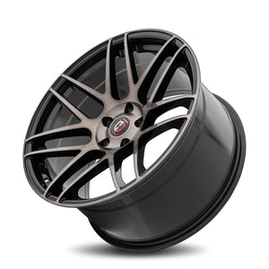 Curva | Gloss Black Machine Face Tinted | 20x9.5 | +30mm | CB72.56