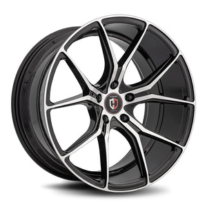 Curva | Gloss Black Machine Face | 20x10 | +38mm | CB73.1