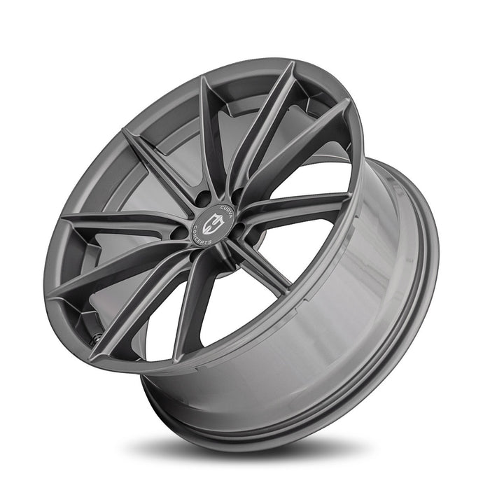 Curva | Gloss Gun Metal | 20x10.5 | 5x114.3 | +35mm | CB73.1