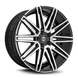 Curva | Gloss Black Machine Face | 20x10.5 | 5x114.3 | +35mm | CB73.1
