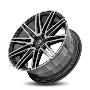 Curva | Gloss Black Machine Face | 20x10.5 | 5x114.3 | +35mm | CB73.1
