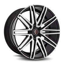 Curva | Gloss Black Machine Face | 22x9 | 5x120 | +28mm | CB72.56