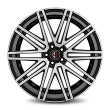 Curva | Gloss Black Machine Face | 22x9 | 5x120 | +28mm | CB72.56