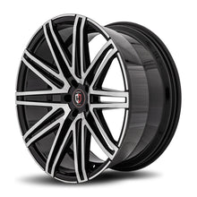 Curva | Gloss Black Machine Face | 22x9 | 5x120 | +28mm | CB72.56