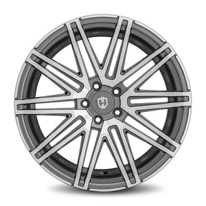 Curva | Gun Metal Machine Face | 20x9 | 5x114.3 | +35mm | CB73.1