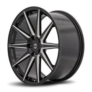 Curva | Gloss Black Milled | 20x10.5 | 5x120 | +40mm | CB72