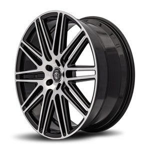 Curva | Gloss Black Machine Face | 22x10.5 | +40mm | CB73.1