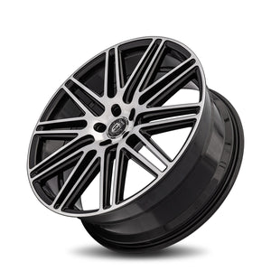 Curva | Gloss Black Machine Face | 22x10.5 | +40mm | CB73.1