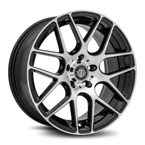 Curva | Gloss Black Machine Face | 18x9 | 5x114.3 | +35mm | CB73.1