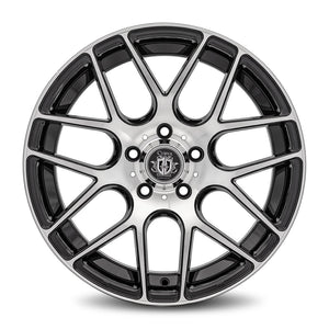 Curva | Gloss Black Machine Face | 18x8 | 5x120 | +35mm | CB72.6