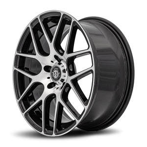Curva | Gloss Black Machine Face | 18x8 | 5x120 | +35mm | CB72.6