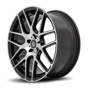 Curva | Gloss Black Machine Face | 19x8.5 | 5x120 | +20mm | CB72.56