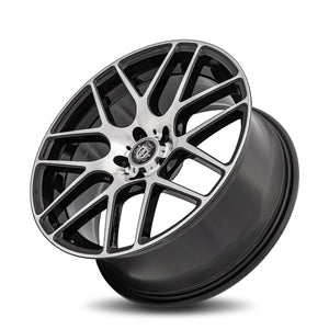 Curva | Gloss Black Machine Face | 19x9.5 | 5x120 | +25mm | CB72.56