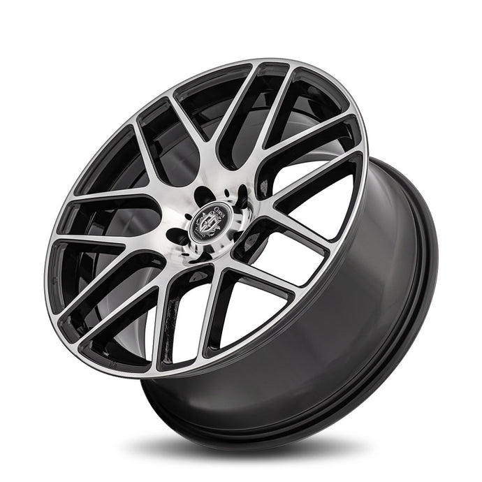 Curva | Gloss Black Machine Face | 19x9.5 | 5x120 | +25mm | CB72.56