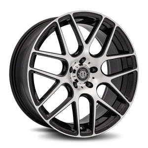 Curva | Gloss Black Machine Face | 20x9.5 | 5x120 | +40mm | CB72.56