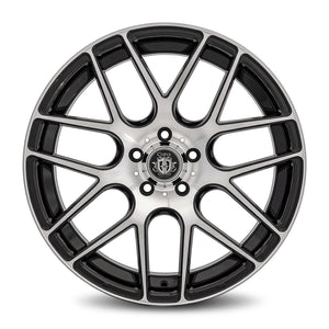 Curva | Gloss Black Machine Face | 20x9.5 | 5x114.3 | +40mm | CB73.1