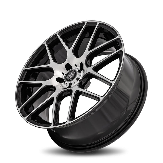 Curva | Gloss Black Machine Face | 20x9.5 | 5x114.3 | +40mm | CB73.1
