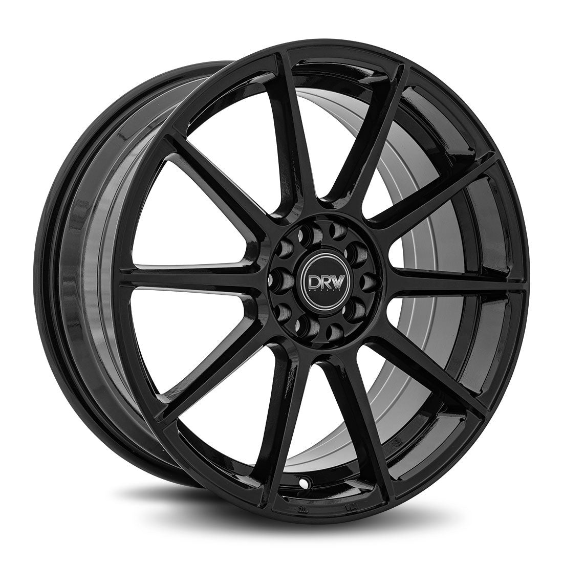 DRW | Gloss Black | 18x8 | 5x108/114.3 | +40mm | CB73.1 – Mountain Fire ...