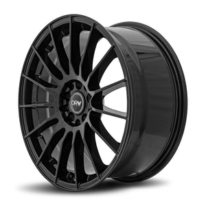 DRW | Gloss Black Machine Face | 18x8 | 5x100/114.3 | +40mm | CB73.1